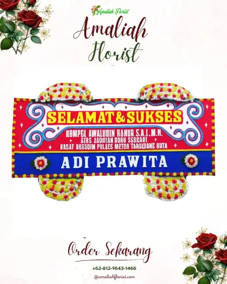 Papan Bunga Ucapan Selamat Suwaru